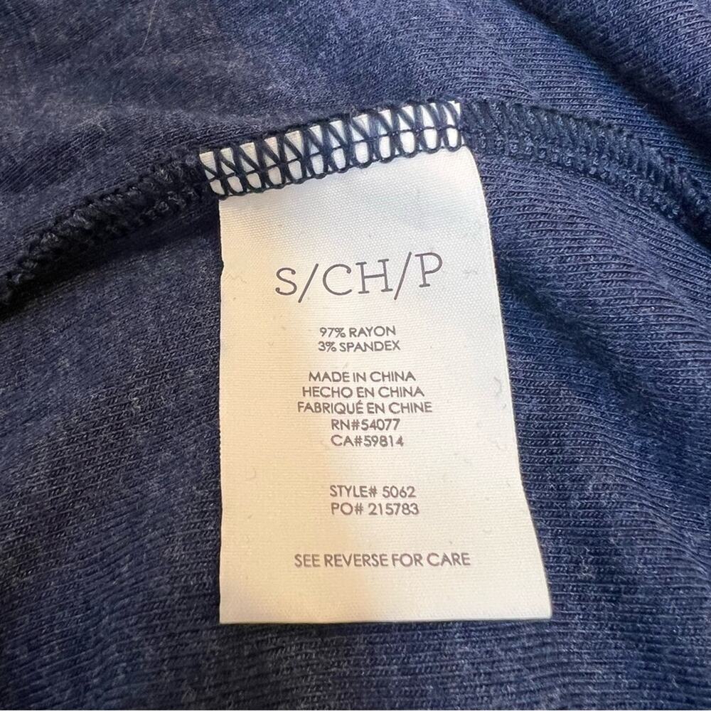 Cabi 5062 Double V Tee short sleeve Heather navy blue - Picture 6 of 6